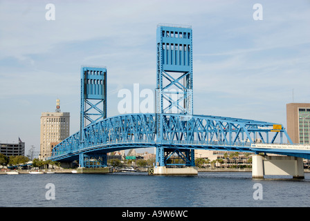 Brücken in der Stadt Jacksonville Florida FL auf dem St. John River Stockfoto