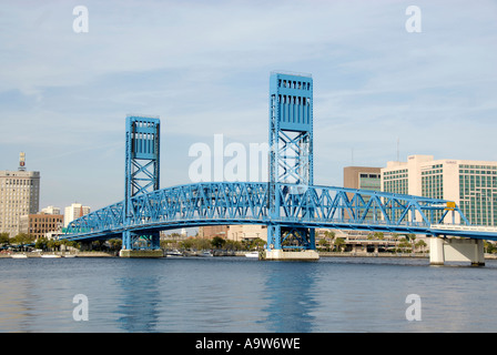 Brücken in der Stadt Jacksonville Florida FL auf dem St. John River Stockfoto