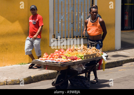 Straße Verkäufer São Luis Brasilien Stockfoto