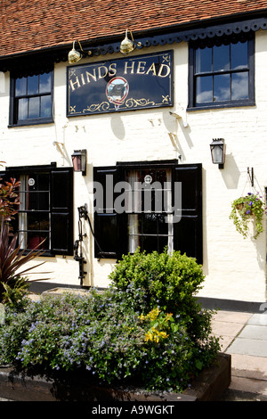 Das Hinds Head Hotel, Bray, England, UK Stockfoto