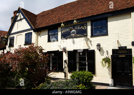 Das Hinds Head Hotel, Bray, England, UK Stockfoto