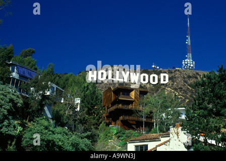 HOLLYWOOD-SCHILD (©THOMAS FISK GOFF 1978) MOUNT LEE HOLLYWOOD HILLS BEACHWOOD CANYON LOS ANGELES KALIFORNIEN USA Stockfoto
