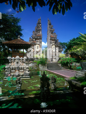 LILY POOL BUDDHISTISCHEN TEMPEL NUSA DUA BALI INDONESIEN Stockfoto