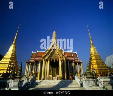 WAT PHRA KAEO TEMPEL GRAND PALACE BANGKOK THAILAND Stockfoto