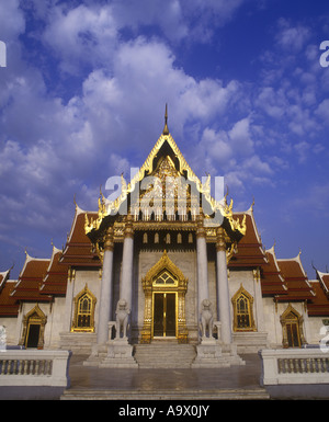 WAT BENCHAMABOPHIT MARMOR TEMPEL BANGKOK THAILAND Stockfoto