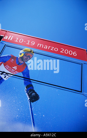 OLYMPISCHEN WINTERSPIELE IN TURIN 2006 Stockfoto