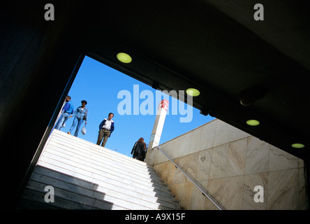 U-BAHN TREPPE Stockfoto