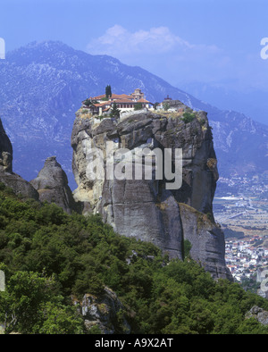 KLOSTER DER HEILIGEN DREIFALTIGKEIT-METEORA-GRIECHENLAND Stockfoto