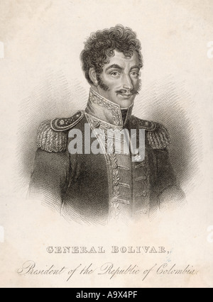 Simon Bolivar Stockfoto