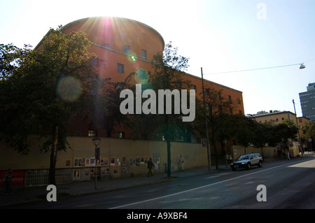 Die öffentliche Bibliothek Stadsbiblioteket am Odenplan in Stockholm Schweden ist bekannt für seine Architektur Stockfoto