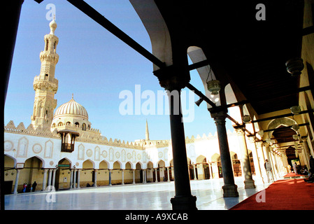 Al-Azhar-Moschee in der islamischen Altstadt von Kairo Ägypten Stockfoto