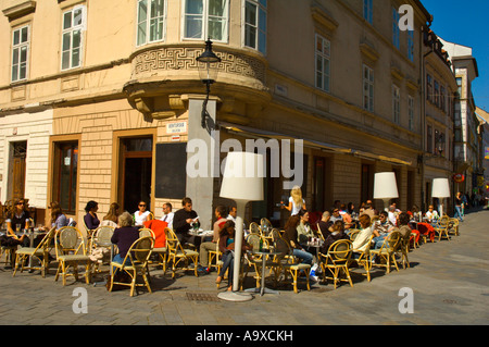 Ecke Panska und Laurinska Street in Bratislava Slowakei EU Stockfoto