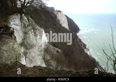 Kreide-Felsen Koenigsstuhl aus Victoria, Deutschland, Rügen, NP Jasmund Stockfoto