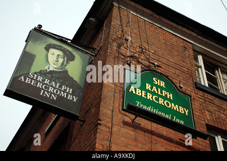 Sir Ralph Abercromby Inn. Pub in Manchester Stockfoto