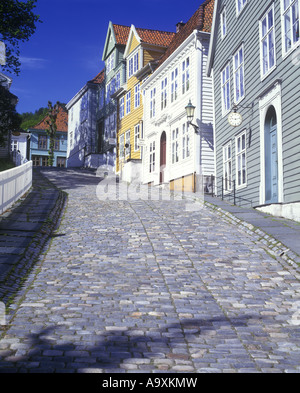 GAMLE BERGEN MUSEUM SANDVIKEN BERGEN HORDALAND NORWEGEN Stockfoto