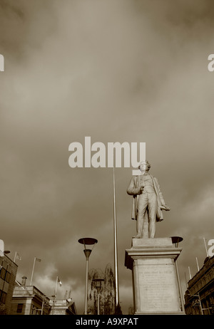 Sir John Gray Statue, Dublin, Irland Stockfoto