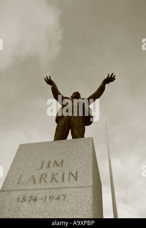 Jim Larkin Statue, Dublin, Irland Stockfoto