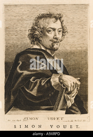 Simon Vouet Boulonois Stockfoto