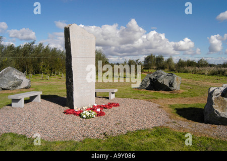 Nordirland-Denkmal an der National Memorial Arboretum in Burton-Upon-Trent Stockfoto