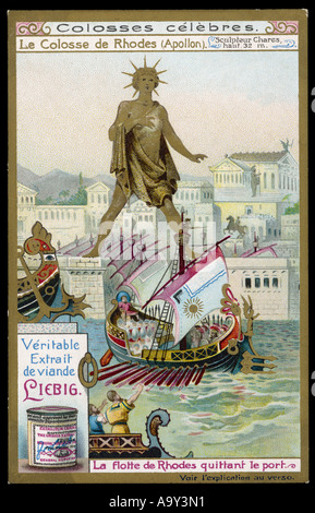 Koloss von Rhodos Stockfoto