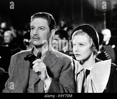 39 STEPS - 1935 Gaumont British Film mit Robert Donat und Madeleine Carroll Stockfoto