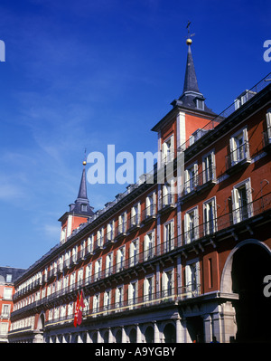 PLAZA MAYOR MADRID SPANIEN Stockfoto