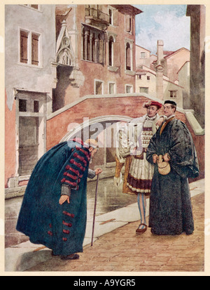 Kaufmann von Venedig Stockfoto
