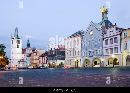 Historische alte Stadt Litomerice Labe, Elbe, Nordböhmen, Tschechien Stockfoto