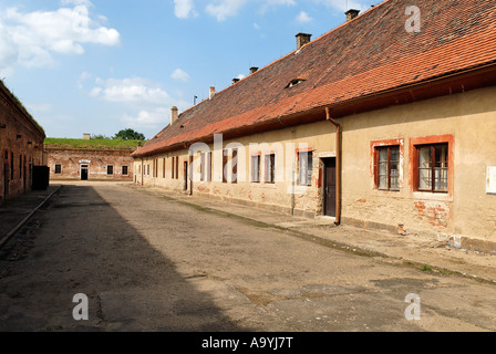 Gestapogefängnis kleine Festung Theresienstadt Theresienstadt, Nordböhmen, Tschechische Republik Stockfoto