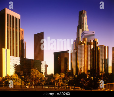 SKYLINE VON DOWNTOWN LOS ANGELES KALIFORNIEN USA Stockfoto