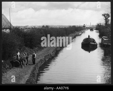 Pferd gezeichneten Barge Stockfoto