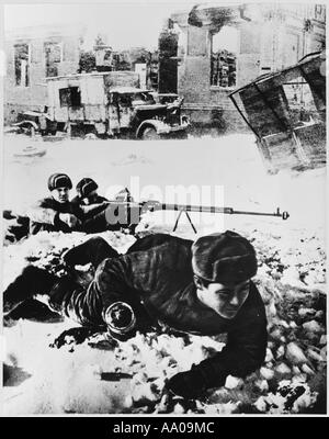 Stalingrad Soldaten Stockfoto