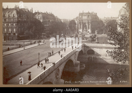 Paris-Brunnen Stockfoto