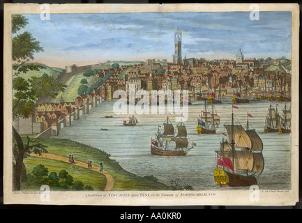 Newcastle Ca 1790 Stockfoto