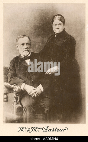 Louis Pasteur Frau Stockfoto