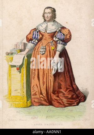 Anna Maria von Österreich Stockfoto