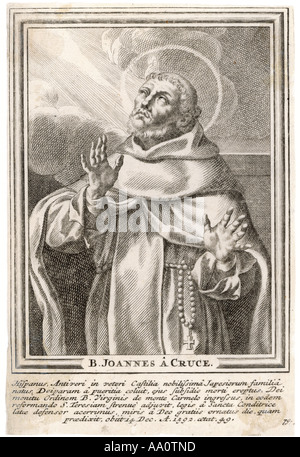 Heiliger Johannes vom Kreuz Stockfoto