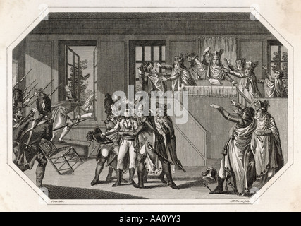 Napoleon-Coup Detat 3 Stockfoto
