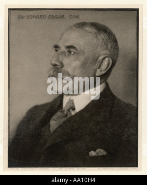 Edward Elgar Stockfoto