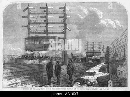 London Bridge Station S Stockfoto