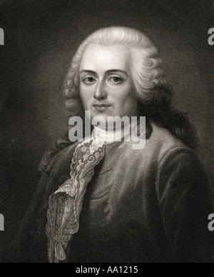 Anne Robert Jacques Turgot, Baron De L'Auline, 1727 - 1781. Französische Ökonom Stockfoto