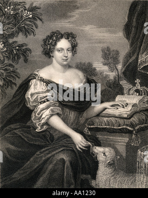 Katharina von Braganza, 1638 - 1705. Portugiesische Frau von König Charles II. Stockfoto