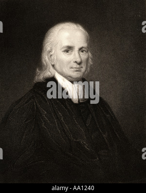 Christian Friedrich Schwarz, der auch manchmal in der Schreibweise Schwartzz, 1726-1798. Deutschen Evangelischen GFK - misionary nach Indien. Stockfoto