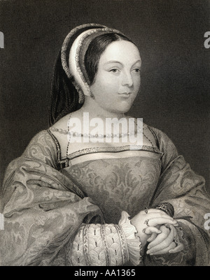 Margaret Tudor, 1489-1541. Königin von Schottland als Ehefrau von James IV und Mutter von James V von Schottland. Stockfoto