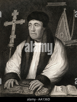 William Warham, 1450-1532. Vor Reformation Erzbischof von Canterbury Stockfoto