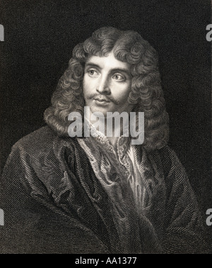 Jean-Baptiste Poquelin alias Molière, 1622 - 1673. Französischer Dramatiker, Schauspieler und Dichter. Stockfoto