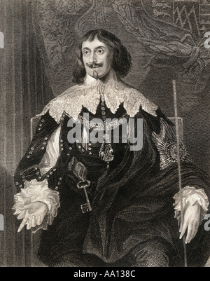 Philip Herbert, 4. Earl of Pembroke, 1. Earl von Montgomery, 1584 - 1650. Englisch Höfling Stockfoto