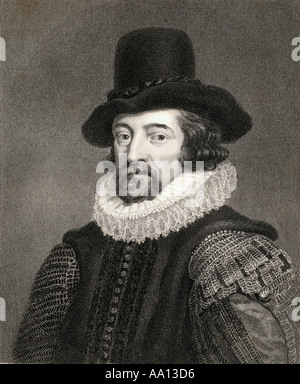 Francis Bacon, 1st Viscount St Alban, 1561 - 1626. Englische Philosoph, Staatsmann, Wissenschaftler, Juristen, Redner und Autor. Stockfoto