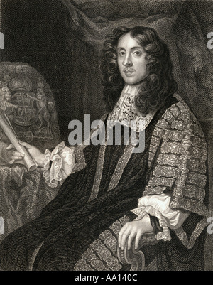 Heneage Fink, 1st Earl of Nottingham, Baron Finch von Daventry, 1621-1682. Lordkanzler von England. Stockfoto