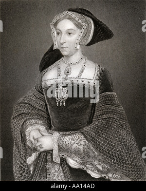 Jane Seymour, 1509-1537. Dritte Ehefrau von Heinrich VIII. von England. Stockfoto